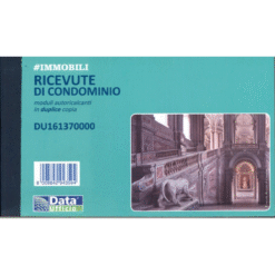 Blocco Ricevute Di Condominio 10x16,8 cm - 50x2 copie autocopianti