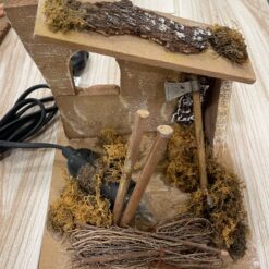 Ambientazione Per Presepe Fuoco