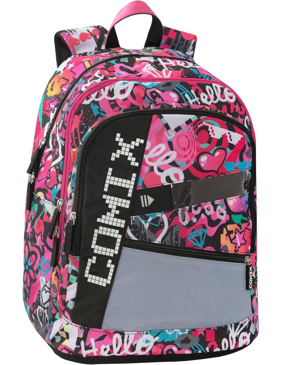 Zaino Scolastico Moda Per Ragazze - Nylon Impermeabile Con Scomparto Laptop E Porta Pane