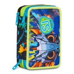 Astuccio 3 Zip SJ Gang - Led Look