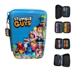 Astuccio One Time Azzurro Stumble Guys Tinta Unita
