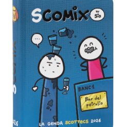 Diario Agenda Datato 16 Mesi 2025/2026 Medium Scomix - Petrolio