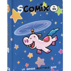 Diario Agenda Datato 16 Mesi 2025/2026 Medium Scomix - Unicottero