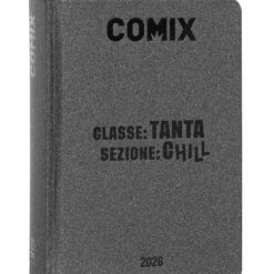 Diario Agenda Comix Datato 16 Mesi 2025/2026 Mignon Plus - Charcoal