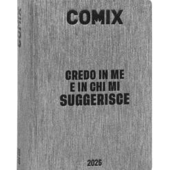 Diario Agenda Comix Datato 16 Mesi 2025/2026 Mignon Plus - Gear Black