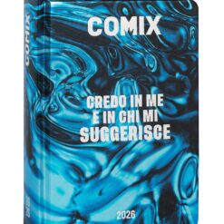 Diario Agenda Comix Datato 16 Mesi 2025/2026 Mignon Plus - Metal Fluid