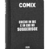 Diario Agenda Comix Datato 16 Mesi 2025/2026 Mini - Black & White