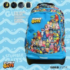 Trolley Dream Cross Stumble Guys Azzurro Tinta Unita