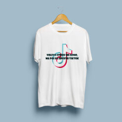 T-shirt Personalizzata "Volevo essere un genio, ma poi ho aperto TikTok"