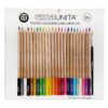 Confezione 24 Pastelli Acquerellabili Mina 4.0 Tinta Unita