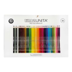 Confezione 36 Pastelli in Legno MINA 4.0 Tinta Unita