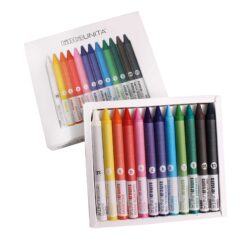 Confezione 12 Pastelli a Cera Tinta Unita