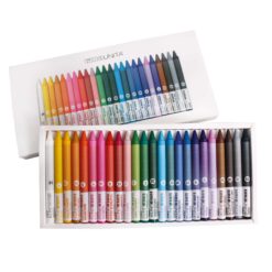 Confezione 24 Pastelli a Cera Tinta Unita