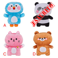 Borsa dell'Acqua Calda con Cuscino in Peluche