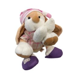 Peluche Cagnolina con Pigiama Rosa