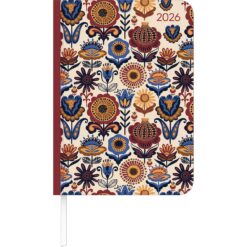 Agenda Settimanale 12 Mesi 2026 Lady Journal Paisley Alpha Edition