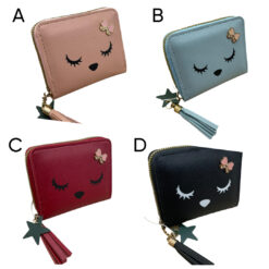 Portafoglio Zip Teddy Face 