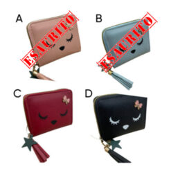 Portafoglio Zip Teddy Face 