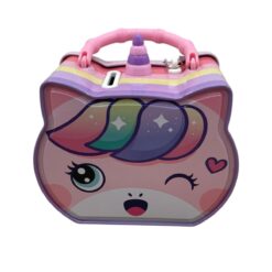 Salvadanaio Unicorno con Lucchetto