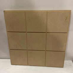 STOCK 3 PZ Base Legno MDF 30x30 Fai da Te Decoupage