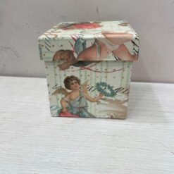 Scatola Regalo Quadrata con Angeli