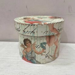 Scatola Regalo Tonda con Angeli