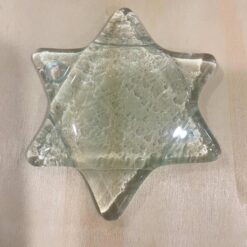 Stock 7pz Stella Vetro 7x7 cm per addobbo