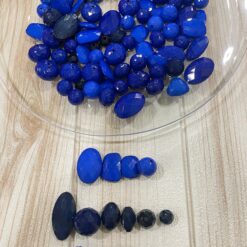 Mix di Perle Sfaccettate – Toni Blu Intensi