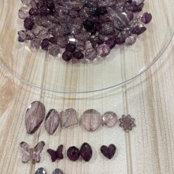 Mix di Perle Sfaccettate  – Toni Lilla e Viola