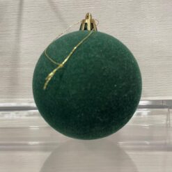 Set 16 Pezzi Addobbo Pallina Velluto Verde