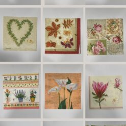 Set 24pz tovaglioli per decoupage – Fiori e Piante