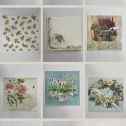Set 24pz tovaglioli per decoupage – Fiori
