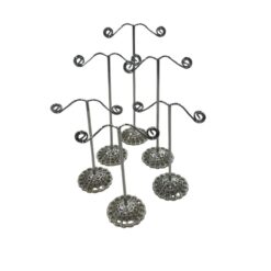 Stock 6 Appendini Decorativi Argento