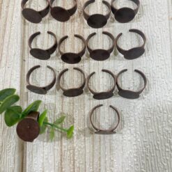 Stock 14pz Base per Anello Colore Rame