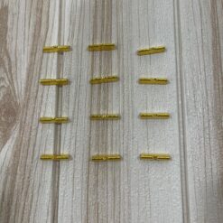 Stock 70 pz Chiusura Fermacorda Metallo Dorato 2,5cm