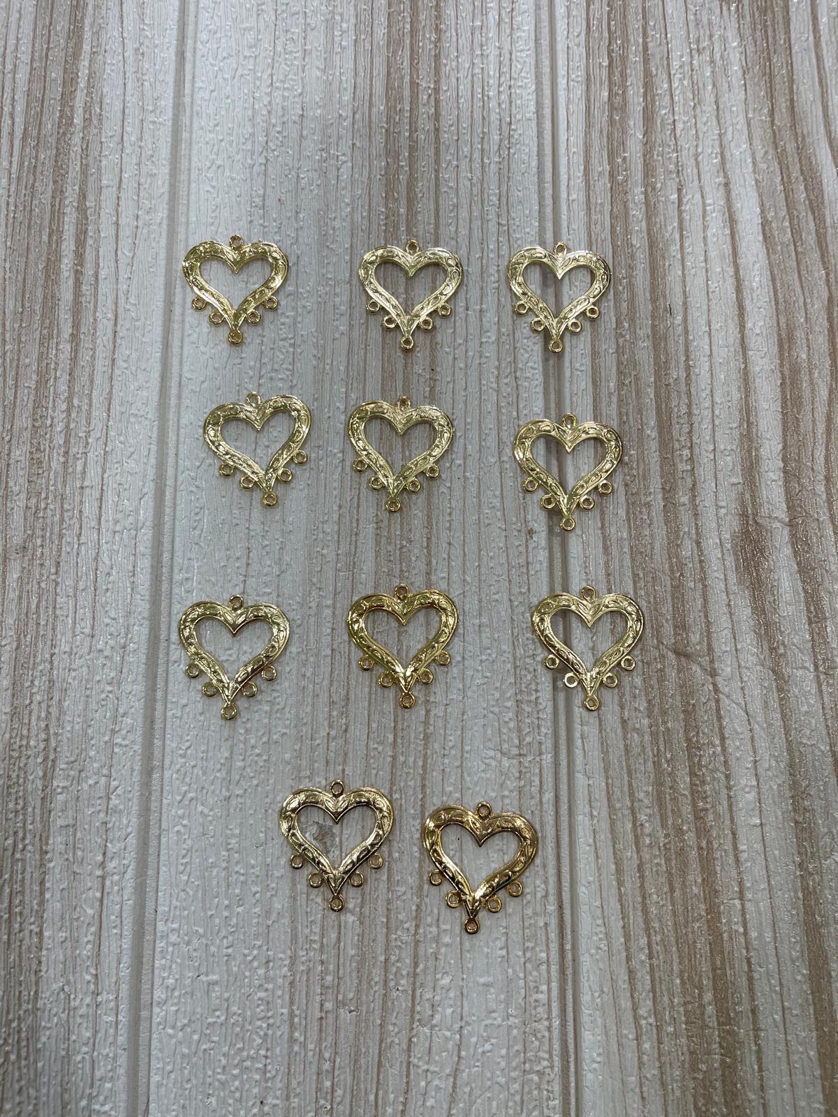 ciondoli- oro- cuore