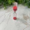 Mini Clessidra Decorata con Polvere Rossa - Yvonne Gontier