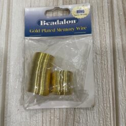 Filo Memory Wire Beadalon - Color Oro