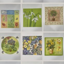 Set 24pz tovaglioli per decoupage – Fiori e Piante