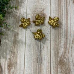 Stock 21 pz Pick Decorativo Angelo Dorato