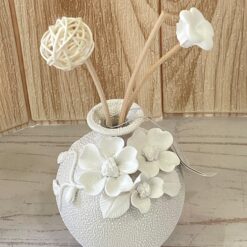 Profumatore Bianco con Fiore - Yvonne Gontier