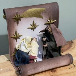 Sacra Famiglia su Pergamena - Collezione Natale