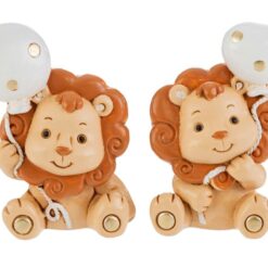 Bomboniera Nascita Battesimo Calamita Leoncino con Palloncino - Le Stelle
