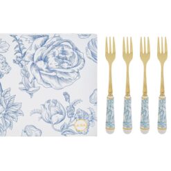 Bomboniera Matrimonio Set 6 Forchettine con Decoro Celeste – Le Stelle