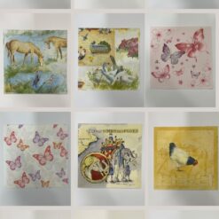 Set 24pz tovaglioli per decoupage – Tema Animali