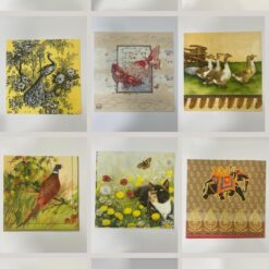 Set 24pz tovaglioli per decoupage – Tema Animali