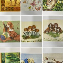 Set 18pz tovaglioli per decoupage – Tema Animali