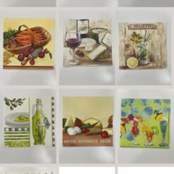 Set 24pz tovaglioli per decoupage – Tema Cucina