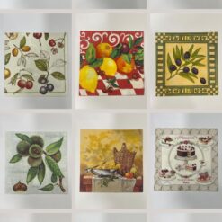 Set 24pz tovaglioli per decoupage – Tema Cucina