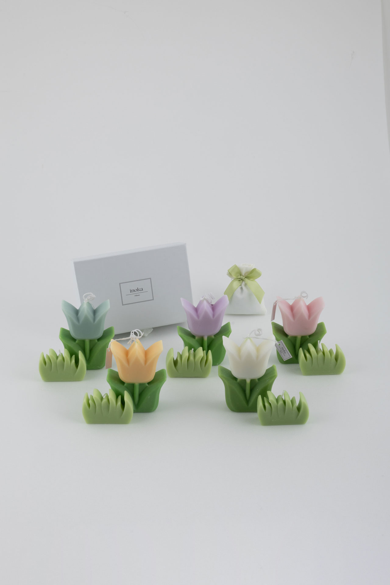 Candela-tulipano-con-erbetta-margot-grande